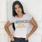 Camisa feminina estampada Stronger Yesterday