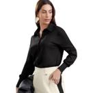 Camisa Feminina Gris Linho com Elastano Camisa Feminina Gris Linho com Elastano