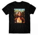 Camisa Feminina Lana Del Rey Born To Die Dourado Preto 100% Algodão Baby Look