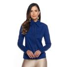 Camisa Feminina Manga Longa Bufante Renda Romântica Casual Camisa Feminina Manga Longa Bufante Renda Romântica Casual