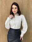 Camisa feminina mangas longas