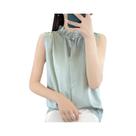 Camisa Feminina Sem Mangas De Renda Francesa, T-Shirt Versátil E Profissional Estilo Ocidental Camisa Feminina Sem Mangas De Renda Francesa, T-Shirt Versátil E Profissional Estilo Ocidental