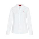 Camisa Feminina Slim Fit De Cor Sólida Com Design Vintage Na Cintura, Moda Verão 2024, Blusa Para
