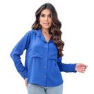 Camisa Feminina Social Com Botão Blusa Manga Longa Camisete Formal Gola Executiva Camisa Feminina Social Com Botão Blusa Manga Longa Camisete Formal Gola Executiva