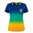 Camisa Feminina Torcedor Brasil Samba Licenciada Oficial Camisa Feminina Torcedor Brasil Samba Licenciada Oficial