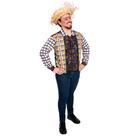 Camisa Fitas Adulta Festa Junina Preta Tamanho GG