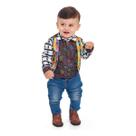 Camisa Fitas Baby Festa Junina Preta Tamanho P