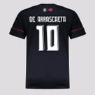 Camisa Flamengo Canastra 10 De Arrascaeta Infantil Preta