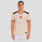 Camisa Flamengo Escudo Listrada Off White Camisa Flamengo Escudo Listrada Off White