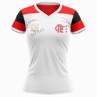 Camisa Flamengo Feminina Zico Retro Mengão Baby Look Oficial