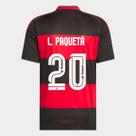 Camisa Flamengo I 26/27- L. Paquetá N 20 Torcedor Adidas Masculina
