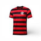Camisa Flamengo Masculina Rubro Negro Com Escudo Em Tpu - Camisa Flamengo Masculina Rubro Negro Com Escudo Em Tpu -