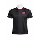 Camisa Flamengo Masculina Rubro Negro Oficial Manga Curta