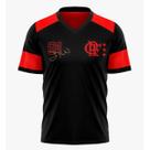 Camisa Flamengo Masculina Zico 81 Preta Oficial Licenciada