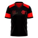 Camisa Flamengo Nova Zico Retrô Tradicional Preto Original Braziline Camisa Flamengo Nova Zico Retrô Tradicional Preto Original Braziline