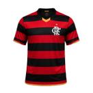 Camisa Flamengo Retrô 2008 Adriano Imperador - Masculino Tamanho:PCor:Vermelho/Preto