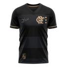 Camisa Flamengo Retrô Volta Zico Gold Infantil Oficial -