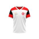 Camisa Flamengo Retro Zico Mundial 1981 Branca - Infantil
