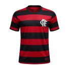 Camisa Flamengo Rubro Negro Listrada - Masculino Tamanho:GCor:Vermelho/Preto
