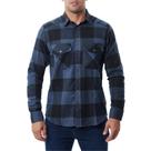 Camisa Flanela Invictus Grid - Azul Camisa Flanela Invictus Grid - Azul