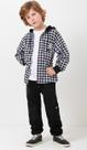 Camisa Flanela Juvenil Menino Estilo Casaco C/ Capuz Lessa Camisa Flanela Juvenil Menino Estilo Casaco C/ Capuz Lessa