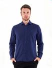 Camisa Flanela Xadrez Slim Fit Premium Arrow - Azul Escuro
