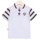 Camisa Fluminense Infantil Oficial Polo Escudo Bordado