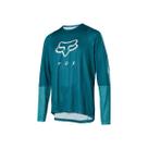 Camisa Fox Defend Ls Fox Head Azul Camisa Fox Defend Ls Fox Head Azul