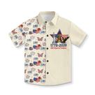 Camisa Frymappies New Yeark Toddler Boy 4-5Y de manga curta