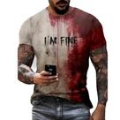 Camisa genérica Its Ok It's Not My Blood Crimson para homens M