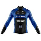 Camisa Giant Manga Longa Ciclismo Bike Mtb Dry Fit Zíper Fitness