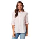 Camisa Gloria Vanderbilt Amanda Oversize Button Down Pink M