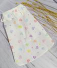 Camisa Gola Boneca Corações Coloridos para cachorro e gato Tamanho:PP