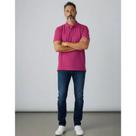 Camisa Gola Polo em Piquet Masculina - sofisticação nos detalhes camiseta texturizada old pink