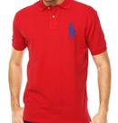 Camisa Gola Polo Masculina Vermelha