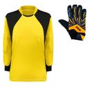 Camisa Goleiro trb Infantil + Luva DRB Laranja Infantil