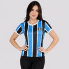 Camisa Grêmio Baby Look Tricolor Feminina Azul Camisa Grêmio Baby Look Tricolor Feminina Azul