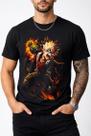 Camisa Halftone Estilo Street Estampa Jovem e Impactante TAMANHO:4ANOSCOR:PRETO