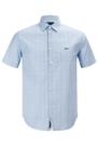 Camisa Hangar 33 Manga Curta Slim Fit Azul Claro