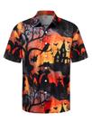 Camisa Hardaddy Halloween de manga curta com estampa engraçada M