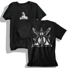 Camisa Harry Potter Relíquias Varinha Mágica Azkaban Sirius Black Dobby Blusa