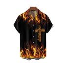 Camisa Havaiana Vintage 3D Vermelha Para Homens, Moda De Verão, Camisa Havaiana Oversized De Manga Camisa Havaiana Vintage 3D Vermelha Para Homens, Moda De Verão, Camisa Havaiana Oversized De Manga