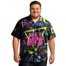 Camisa havaiana Zando 5XL Big and Tall para homens, blusa de verão