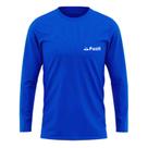 Camisa Helanca Light Com Punho Helanca Azul - Fuzil Camisa Helanca Light Com Punho Helanca Azul - Fuzil