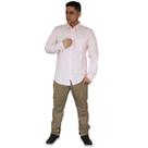 Camisa Hering Masculina Tecido Social Manga Longa Rosa K4AN1BSI Original