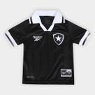 Camisa Infantil Botafogo II 25/26 s/n Torcedor Reebok Camisa Infantil Botafogo II 25/26 s/n Torcedor Reebok