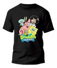 Camisa Infantil Camiseta Bob Esponja Juvenil Algodão Desenho 100% Aldogão