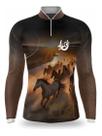 Camisa Infantil Cavalo Cavalgada Camiseta Agro Proteção Uv50 Camisa Infantil Cavalo Cavalgada Camiseta Agro Proteção Uv50