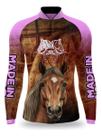 Camisa Infantil Cavalo Cavalgada Country Agro Manga Longa