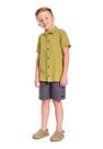 Camisa Infantil em Tecido para Menino Quimby Camisa Infantil em Tecido para Menino Quimby